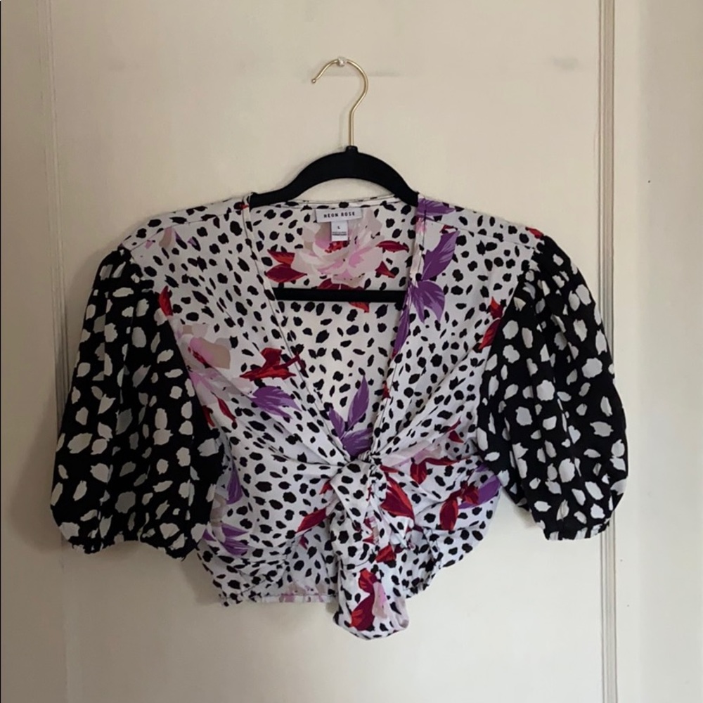 Tie Front Crop Top